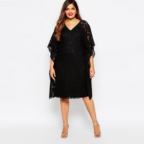 Fashionable bat dresses - photos, evening and everyday dresses with a bat sleeve