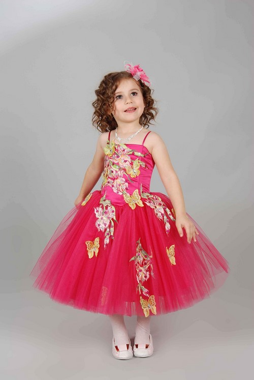 Para pequenas fashionistas! Vestidos de formatura bonitos para meninas
