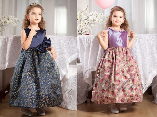 För små fashionistas! Vackra graderingsklänningar för flickor