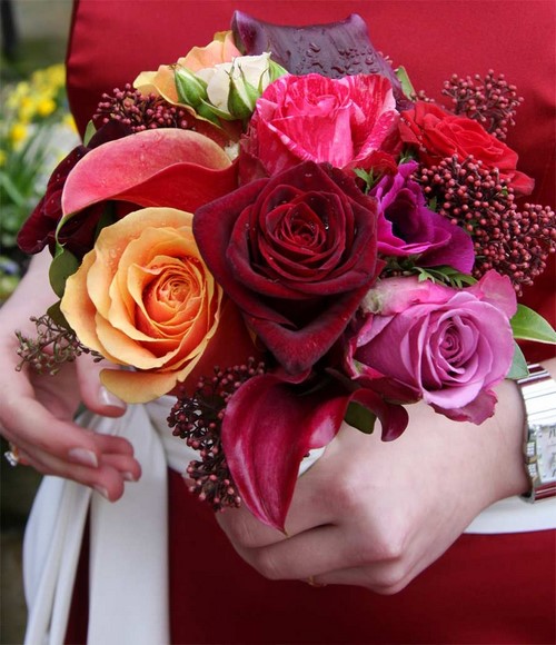 Kies een boeket: de mooiste en meest trendy boeketten van bloemen - foto
