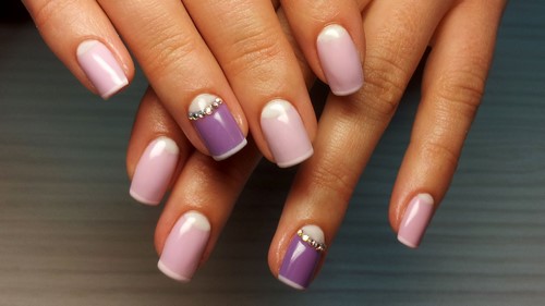 The most beautiful French manicure - new photos