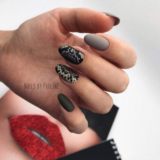 Fashionable dark manicure - beautiful photos of the idea of ​​manicure in dark shades