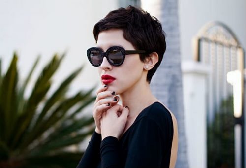 Pixie krátke účesy - módne trendy účesy pre aktívne ženy