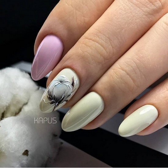 Pastelna manikura - najbolje ideje nježne i kontrastne pastelne umjetnosti noktiju
