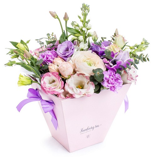 Tendência florística na moda: flores faça você mesmo em uma caixa