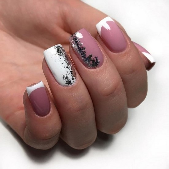 Beautiful manicure on square nails - photo design ideas, fashion trends