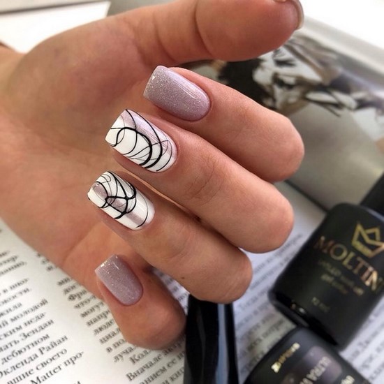 Prekrasna manikura na kvadratnim noktima - ideje za dizajn fotografije, modni trendovi