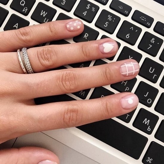 Beautiful manicure on square nails - photo design ideas, fashion trends