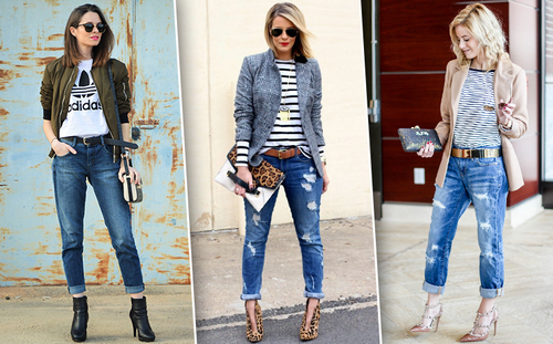 Modieuze jeanskleding en jeansstijl - foto's, trends, trends, stijlen