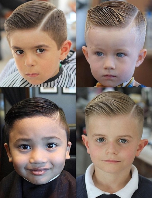 Modische Frisuren für Jungen. Foto-Haarschnitte Ideen, Trends, Trends