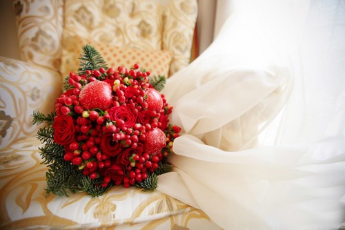 Les plus beaux bouquets d'hiver. Photo de l'idée de bouquets avec une ambiance hivernale