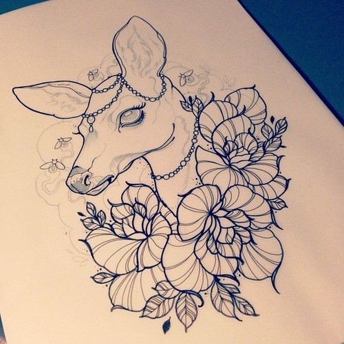 Szkice tatuaży dla dziewcząt: zdjęcia, projektowanie tatuaży, rysowanie pomysłów