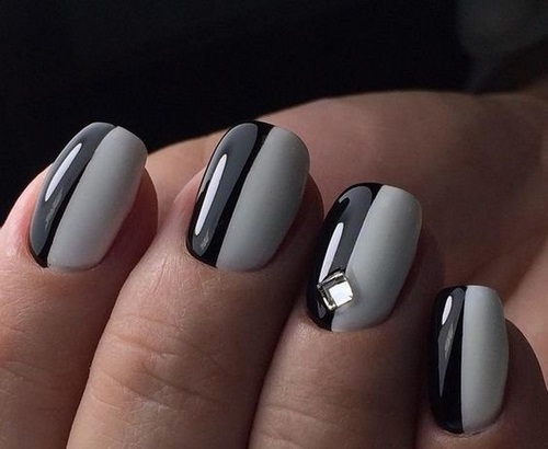 Manicura gris de moda: nuevas fotos, diseño de uñas en gris