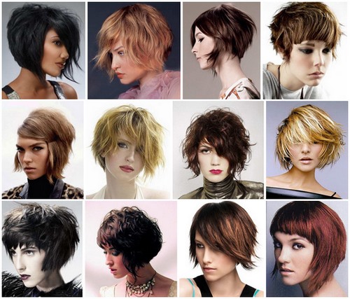 Modische, zerlumpte Haarschnitte - Fotoideen-Haarschnitte für verschiedene Haarlängen
