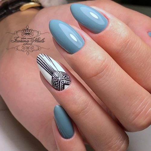 Manicure grigia alla moda - nuove foto, design delle unghie in grigio