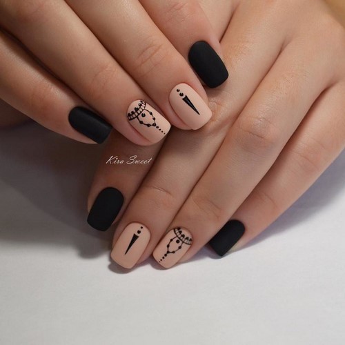 Fashionable moon manicure. Photo, design, the best news