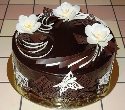 Τα πιο όμορφα κέικ σοκολάτας - ιδέες φωτογραφίας, διακόσμησης, διακόσμησης και σχεδίου