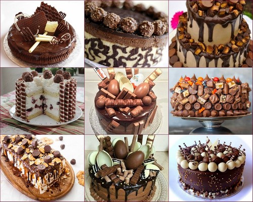 Gražiausi šokoladiniai pyragaičiai - nuotrauka, dekoravimas, dekoras ir dizaino idėjos
