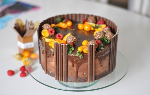 Най-красивите шоколадови торти - снимки, декорация, декор и дизайнерски идеи