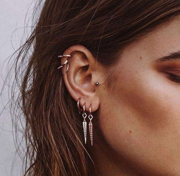 Piercings d'oreille: idées et variations de tendance sur des piercings d'oreille