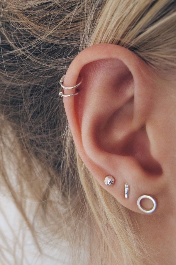 Piercings en el oído: tendencias de ideas y variaciones en los piercings