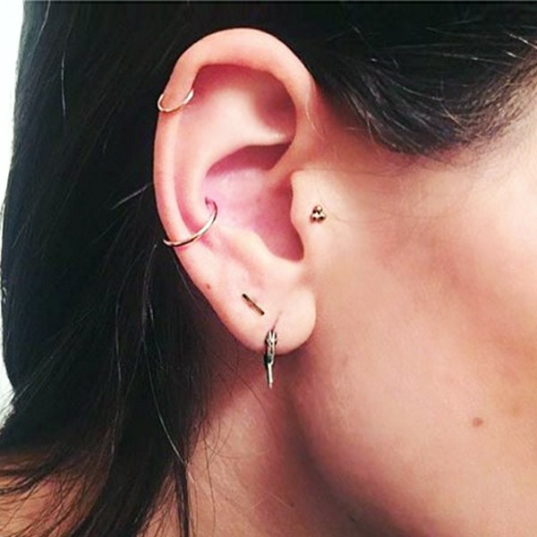 Piercing do uší: trendy a nápady na piercingu do uší