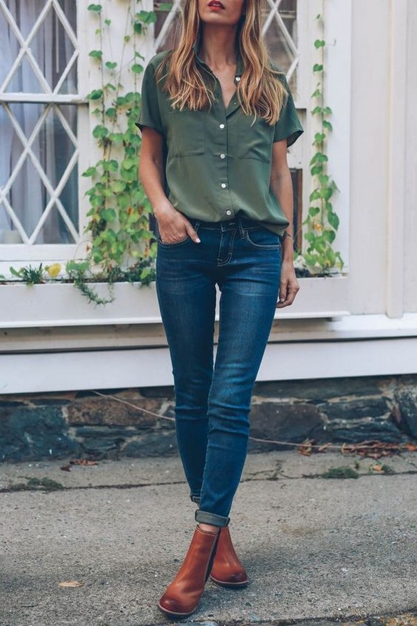 Seluar jeans yang paling cantik: imej terbaik dengan seluar jeans