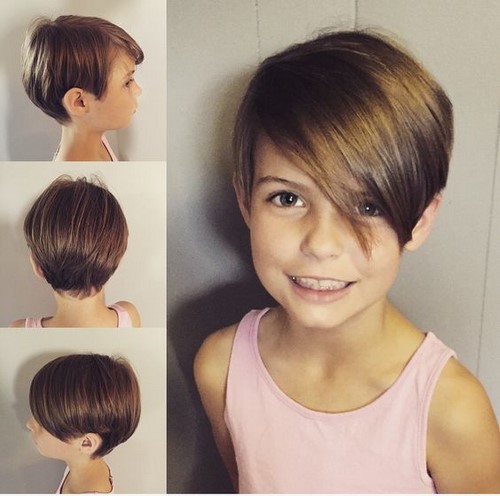 Krótkie, średnie, długie fryzury dla dziewcząt - nowości ze zdjęciami i pomysły
