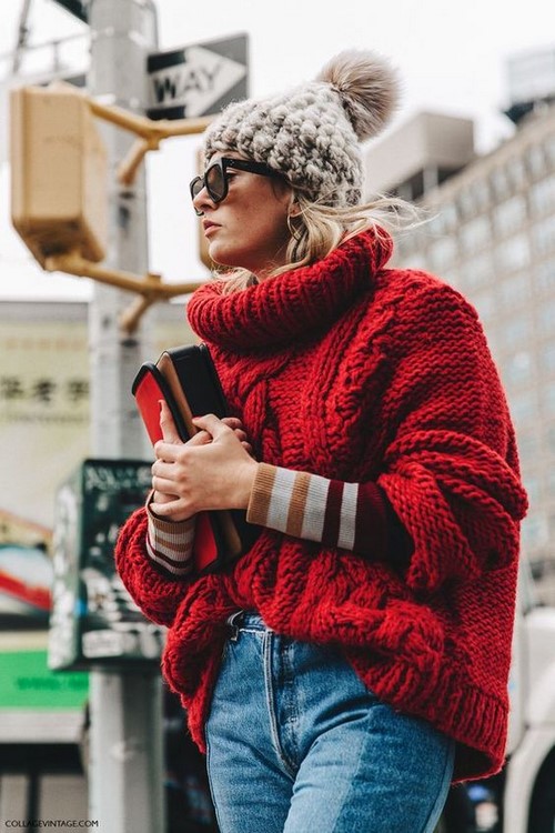 Fashionable knitted trends: knitted styles in original looks