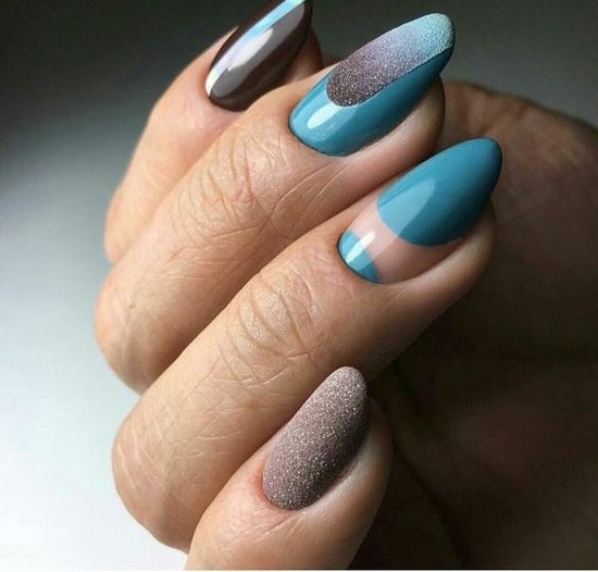 Nouvelles solutions de nail art turquoise - les meilleures photos de design