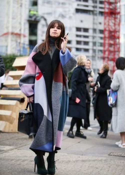 Oversized trending coats: photo ideas on how to wear an oversized coat